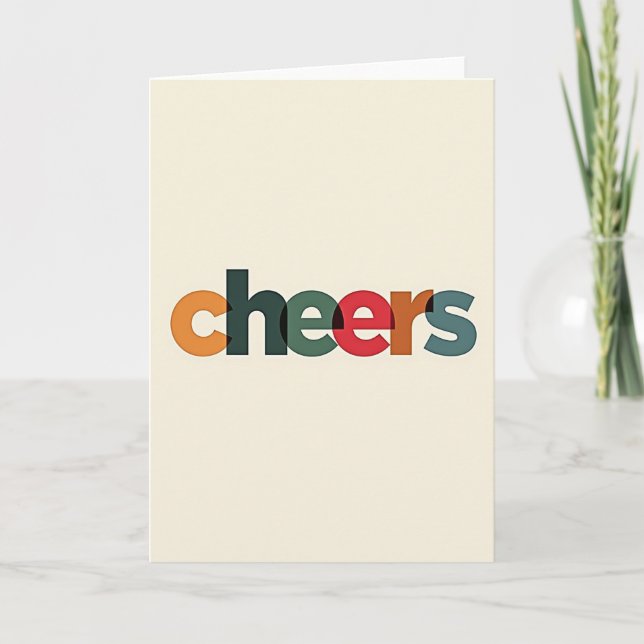 Cheers Christmas Card (Front)