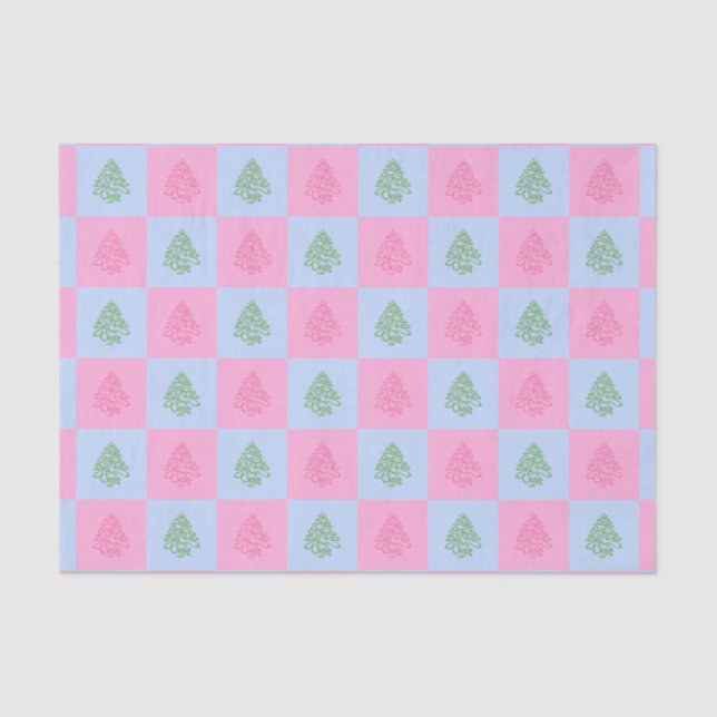 CHEERS CHRISTMAS TREES 2-TISSUE WRAPPING PAPER (Front)