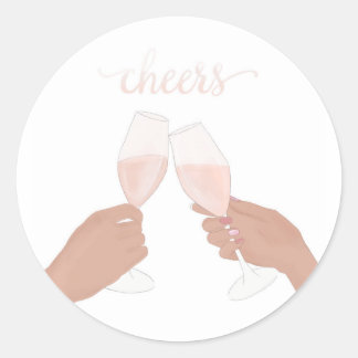 Cheers Classic Round Sticker
