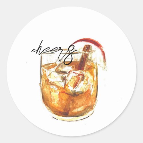 Cheers Classic Round Sticker