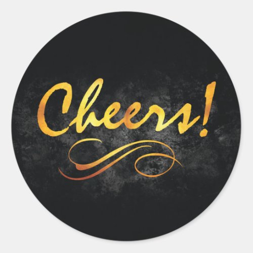 Cheers Classic Round Sticker