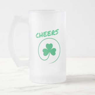 Cheers, Clover, Shamrock, Irish Green, St Patricks