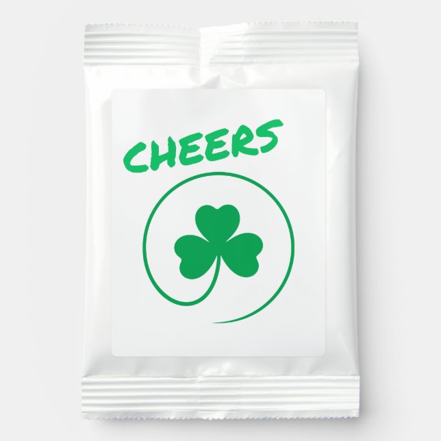 Cheers, Clover, Shamrock, Irish Green, St Patricks Margarita Drink Mix (Front)