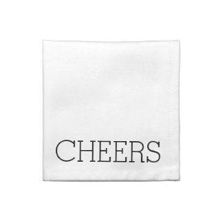 CHEERS cocktail napkin