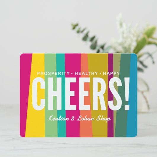cheers & colorful patterned (Standing Front)