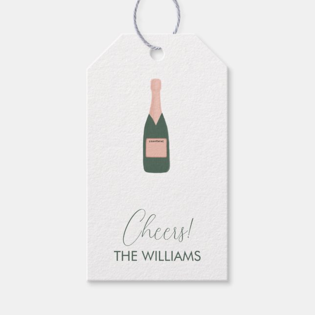 Cheers Custom Gift Tags (Front)