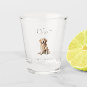 Cheers!!! Custom Pet Wedding  Shot Glass