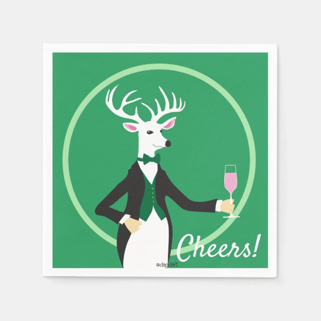 Cheers Deers! Napkins (Front)