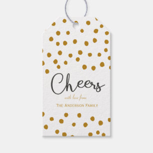 cheers gift tags gift enclosures zazzle