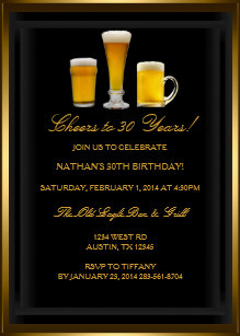 drinking party invitations zazzle