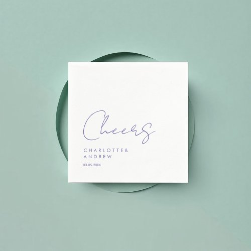 Cheers Elegant minimal handwriting Napkins