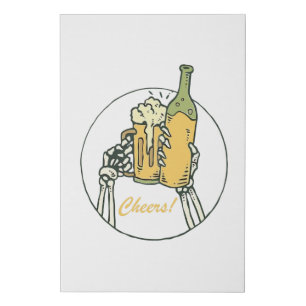 Cheers! Faux Canvas Print