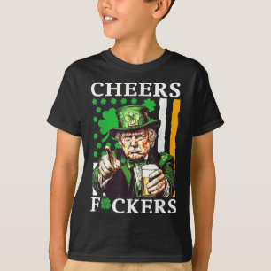 Cheers Forers St Patricks Day Funny Beer Drinking  T-Shirt