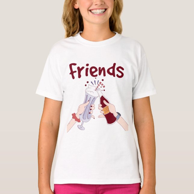 Cheers Friends T-Shirt (Front)