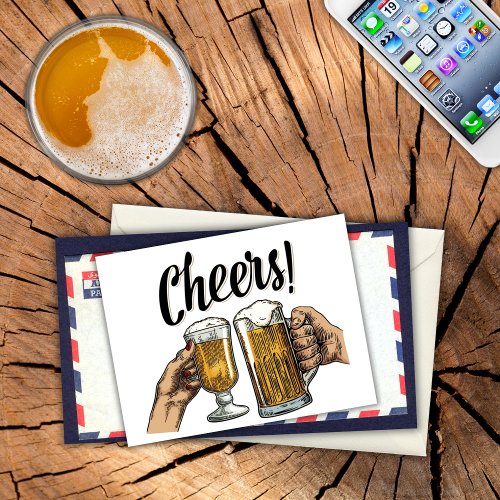 Cheers from Afar Postcard