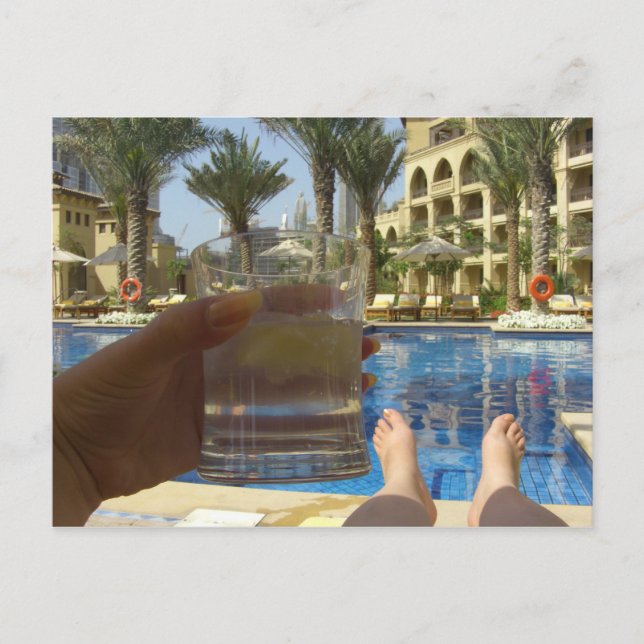 Cheers from Dubai Postcard (Front)