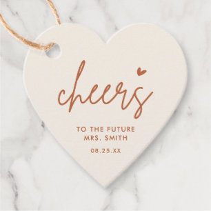 Cheers Future Mrs Desert Bridal Shower Favor Tags