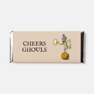 Cheers Ghouls Halloween Trick or Treat Hershey Bar Favors