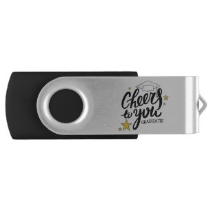 Cheers Graduation Graphics Best Graduation Party Flash Drive