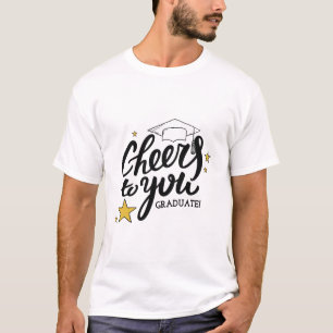 Cheers Graduation Graphics Best Graduation Party T-Shirt
