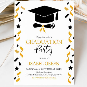 Cheers Graduation Party Invitation
