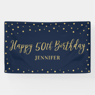 Cheers Happy 50th Birthday Party Banner