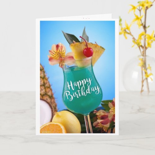 Cheers Happy Birthday Greeting Card