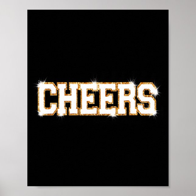 Cheers Happy New Year Celebration New Years Eve Pa Poster (Front)