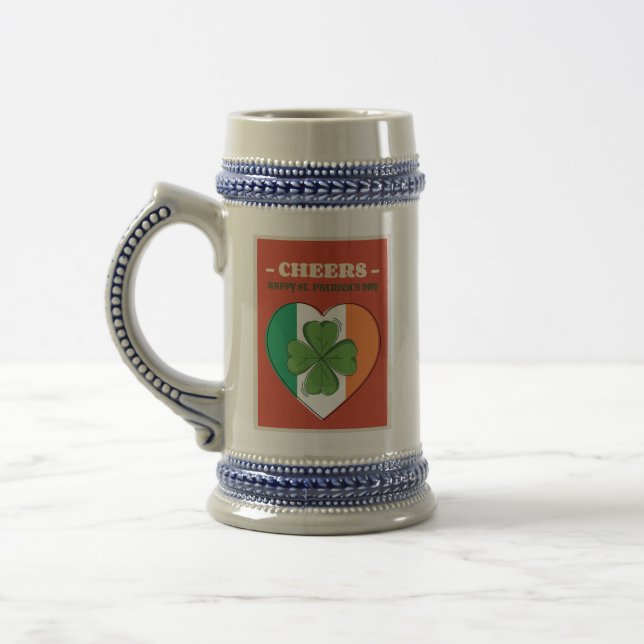 CHEERS HAPPY ST. PATRICK'S DAY   BEER STEIN (Left)