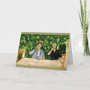 Cheers (In 10 Different Languages) Thank You Card