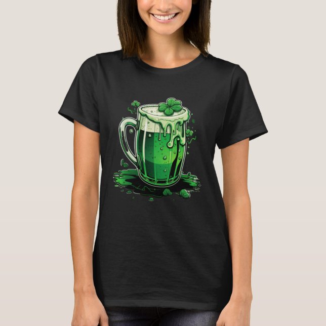 Cheers Irish Beer St Patrick's Day St Patrick's Da T-Shirt (Front)