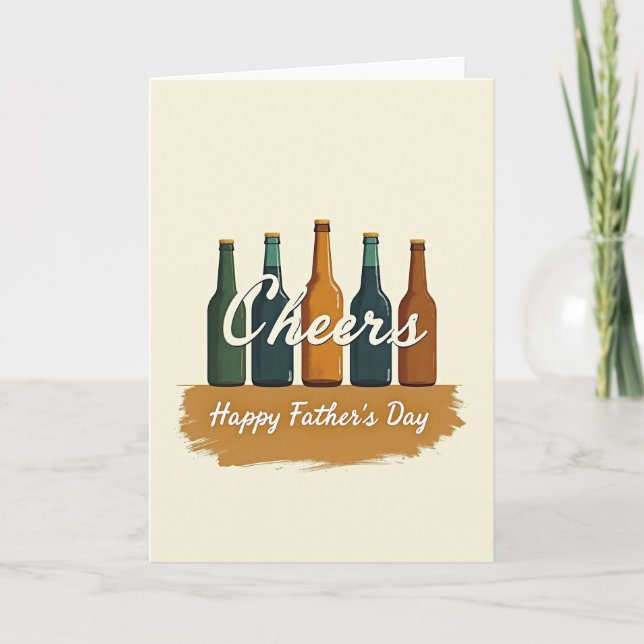 Cheers Joyous Fathers Day Card (Front)