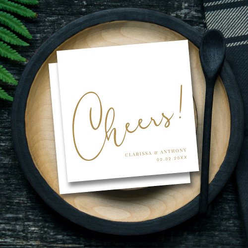 Cheers Lettering Hand Trends Stand Out in Style Napkins