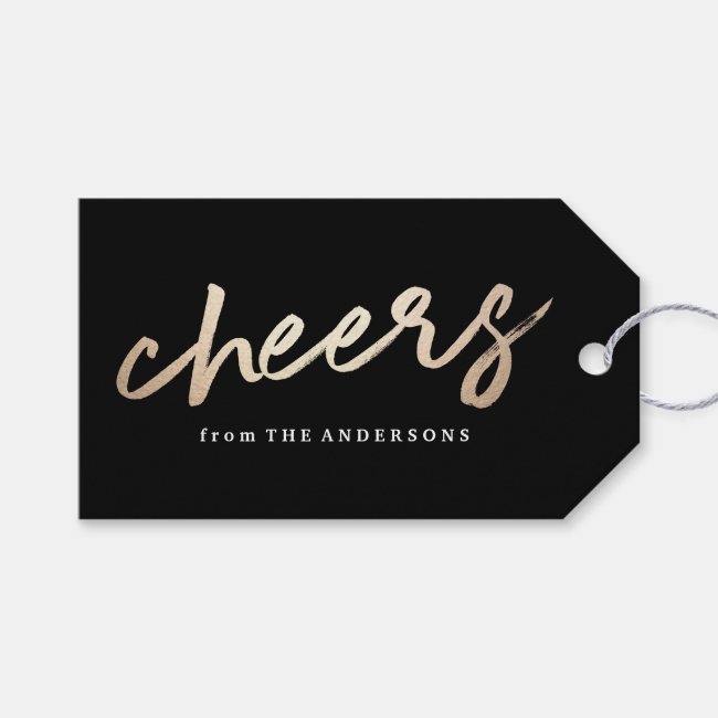 Cheers Luxe | Holiday Gift Tag