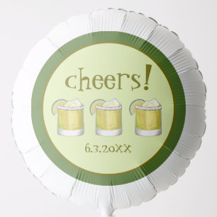 Cheers! Margarita Cocktail 21st Birthday Party Balloon