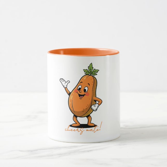 Cheers Mate Happy Papaya Mug (Center)