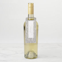 Cheers Minimalist Gray Holly Pattern