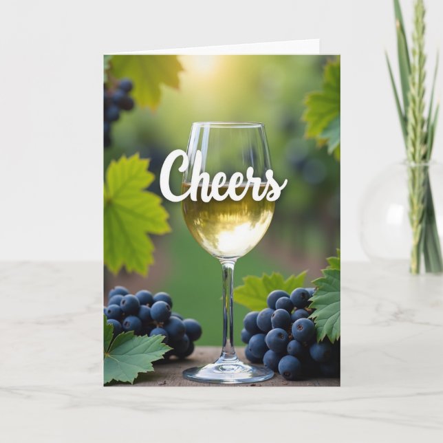 Cheers Mothers Day Berries Card (Front)