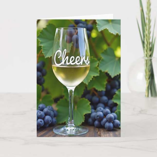 Cheers Mothers Day Vine Card (Front)