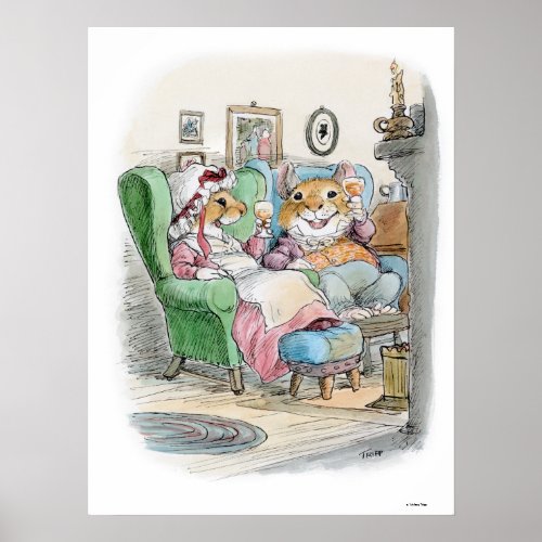 Cheers Mouse Couple Print