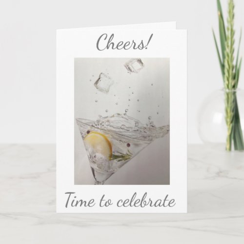 CHEERS ON YOUR BIRTHDAY CELEBRATE YOU CARD