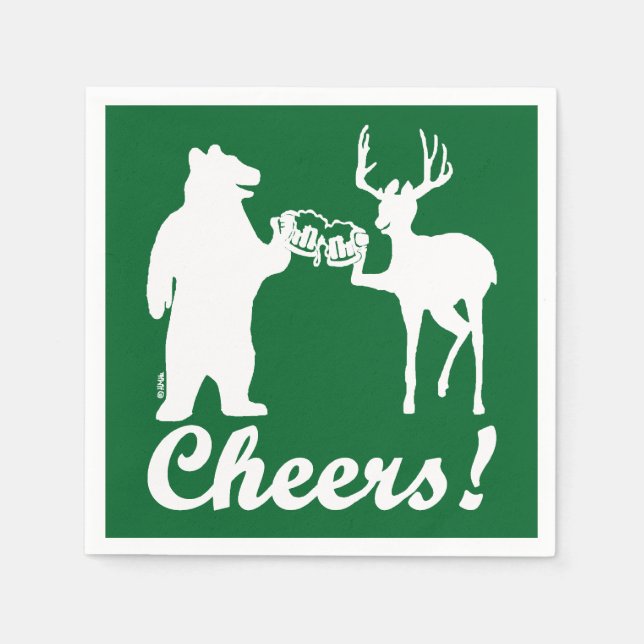 Cheers ! paper napkins (Front)