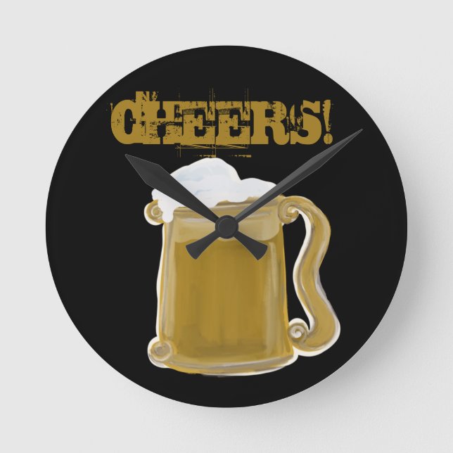 CHEERS PARTY ROUND CLOCK (Front)