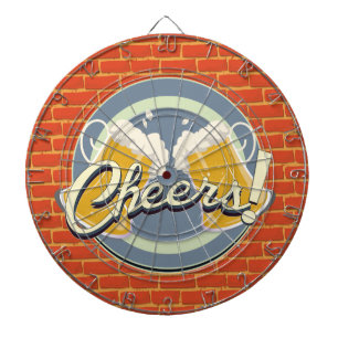 Cheers! Pub Sign Dartboard
