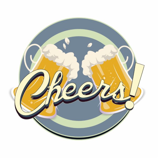 Cheers! Pub Sign Statuette (Front)