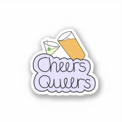 Cheers Queers Sticker