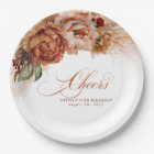 Cheers Rust Terracotta Floral Pampas Grass