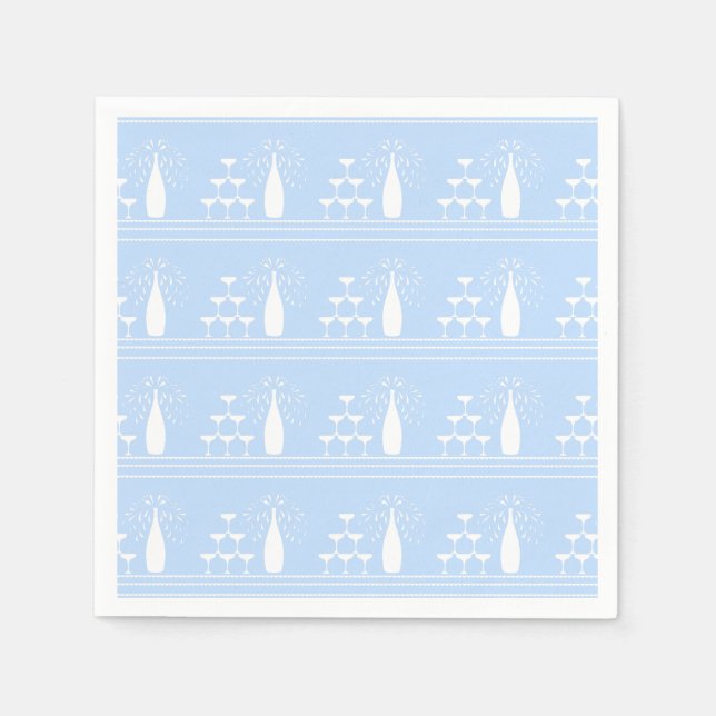 Cheers Silhouette Napkins (Front)