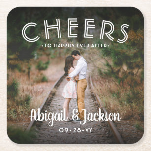 Wedding Coasters Custom Wedding Favors 24+ Cheers To The New Mrs & Mrs Personalized Glass Coasters
