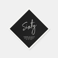 Cheers Sixty | Modern Adult 60th Birthday Party